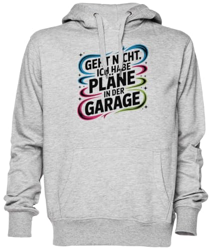 Sweat-shirt jersey unisexe gris de haute densité avec grande poche et capuche fixe