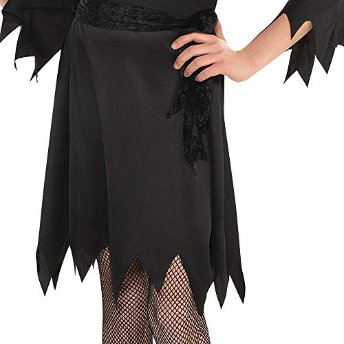 Amscan 840250 Girls Black Witch Costume Set - Medium 8-10 #TOP3