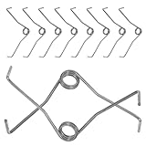 BESPORTBLE 10 Stück V förmige Ersatzfedern für Gartenscheren Federstahl Torsionsfedern Kompatibel mit Ast und Trimmscheren Federn mit Doppelfedermechanismus für Sanften Rückstellkomfort