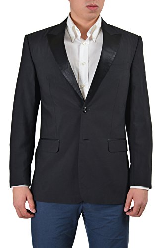 Versace Collection Gity Men's Black Wool Tuxedo Sport Coat Blazer Us 40 It 50 #TOP11
