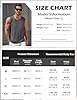 Lonya Men's Vests Crew Neck Summer Casual Beach Holiday Tops Bodybuilding Athletic Workout Running Tank Top Gym Muscle Sleeveless T Shirt Dark Grey,XXL #5