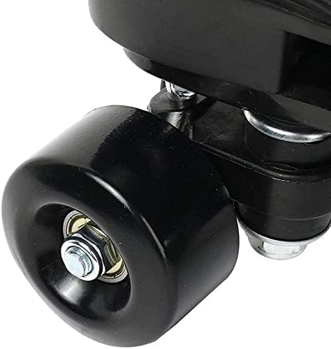 Miniatura 4 de Patines de ruedas para mujer, de piel sintética para exteriores, patines ajustables de doble fila para interiores, para principiantes, adultos,