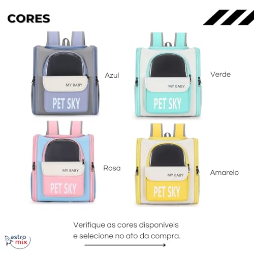 Mochila Bolsa Transporte Pet Viagem Cães Gatos Mala Avião (verde)