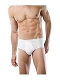 Schiesser Herren Sportslip Slip, Weiß (Weiss 100), 7 EU