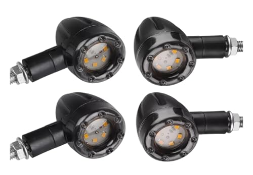 Feux clignotants universels pour moto momt ambre rouge arrière de freinage LED 4 pièces