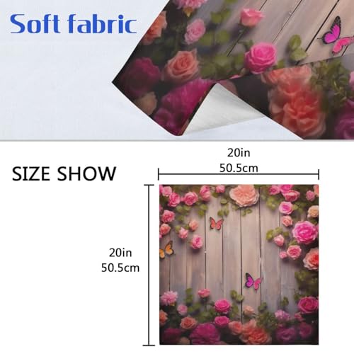 Servilletas de Tela Butterfy Set 6 20x20 in Poliéster miniatura 6