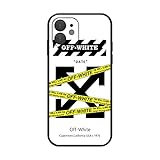 iPhone 12 Pro Max Case for Cool Boys Teen Girls, Basketball Shoes Sneaker Cute Aesthetic Color Ways Soft TPU Cute Funny Glossy Cover Graphics Sports Design (Off-White-)