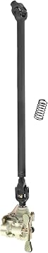 6T Spline ATV Forward Reverse Gearbox with 720mm Drive Shaft and Damping Spring Assembly for 150cc 200cc 250cc 300cc Vertical Engine Go Kart UTV Quad Rear Drive Transmission