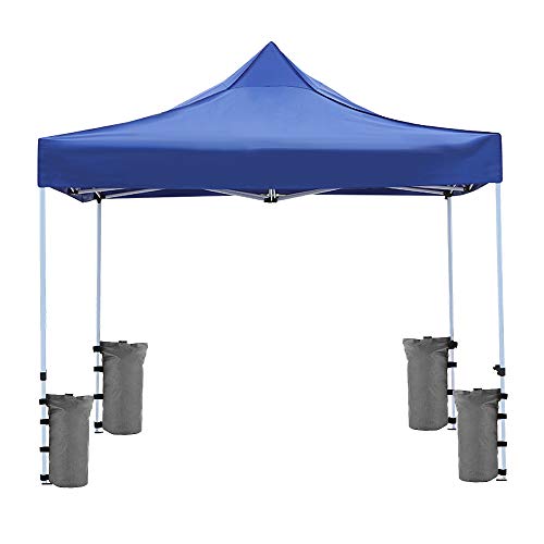 Esingmill Canopy Weight Bags For Pop Up Tent Gazebo, 4Pcs Leg Weights Sand Bags For Instant Outdoor Sun Shelter Canopy Legs, Heavy Duty Stability Sandbag Weighted Feet Bag #TOP6