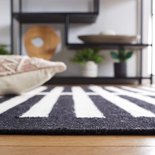 Tapete decorativo SAFAVIEH 3' x 5' algodón y lana miniatura 3