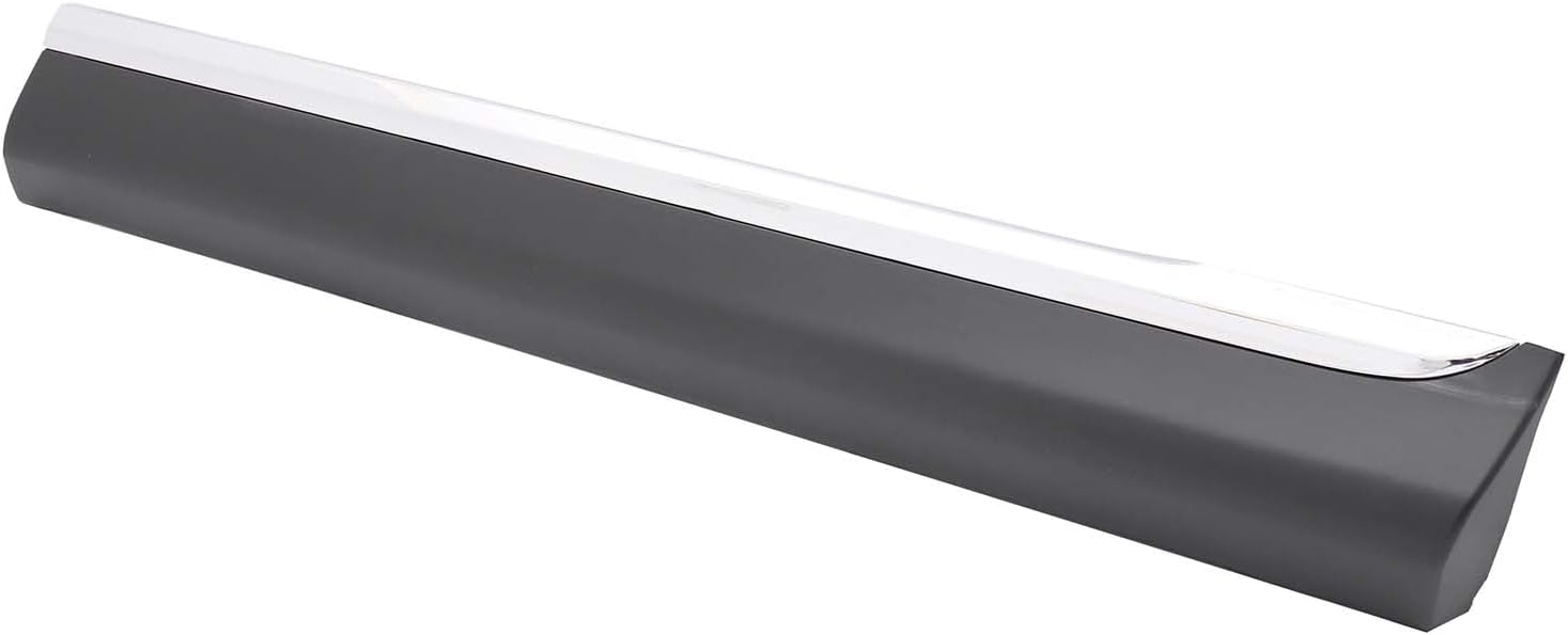 Front Door Lower Molding Trim Panel with Chrome Trim Fit for Highlander 2011 2012 2013, Right Passenger Side