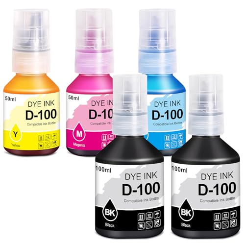 Bouteille d'encre BTD100 pour Brother DCP-T536W DCP-T730W pack de recharge jet d'encre