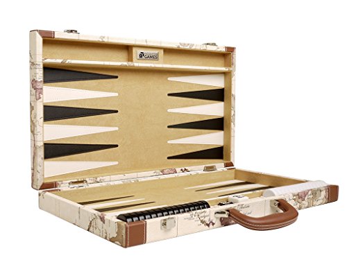 Middleton Games Map Backgammon Set, 18-Inch #TOP6