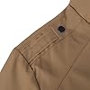Allthemen Mens Summer Bomber Jackets Baseball Lightweight Windbreaker Sports Coat #7533 Khaki 3XL #4