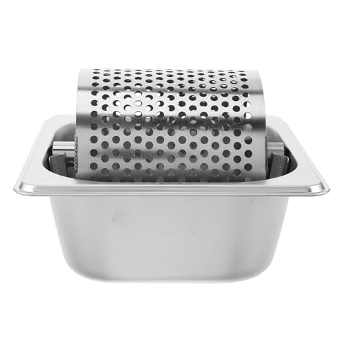 Toyvian Rodillo de Mantequilla de Acero Inoxidable 1 Litro Soporte Esparcidor para Pan Hamburguesas y Barbacoa Aplicador Multifuncional para Cocina Profesional y Doméstica