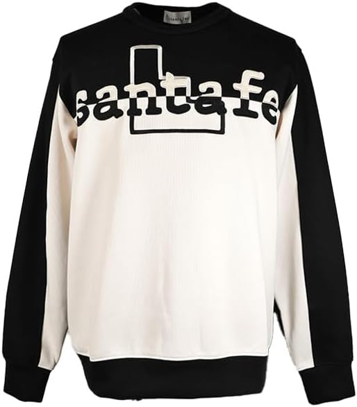 サンタフェ] 3L(52) トレーナー 秋冬 メンズ ロゴ刺繍 丸首(クルー