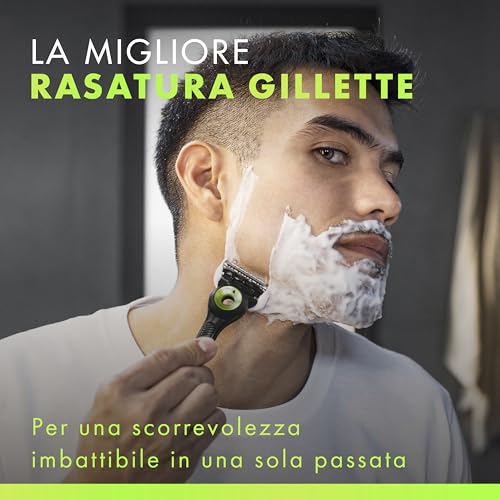 Gillette Labs Lamette Di Ricambio Per Rasoio Barba Manuale, Confezione da 12 Lamette Gillette Labs di Ricambio, Compatibili Con GilletteLabs Con Barra Esfoliante e Heated Razor, Cartucce Rasoio Uomo - Immagine 1