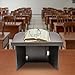 Foldable Tabletop Podium, Table Top Lectern, Portable Presentation Podium, Easy Assembly Lectern Book Stand for Church Office School Classroom Home