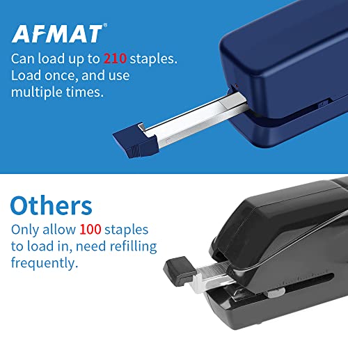 Electric Stapler, Automatic Stapler, Electric Stapler Desktop, Ac Or Battery Powered Heavy Duty Stapler For Desk, With Reload Reminder & Release Button, 25 Sheets Capacity, Blue #TOP2