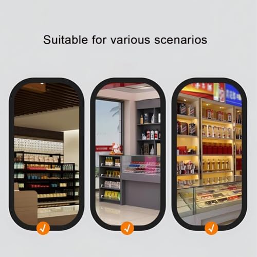 Organizador rectangular para cigarrillos acrílico transparente para pared 7
