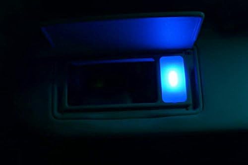 Miniatura 9 de iJDMTOY (2 bombillas LED 3-SMD 1.142 in 6614F para luces de espejo de tocador de visera solar de coche, color blanco xenón