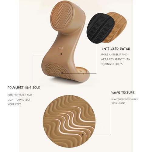 Women's Leather Block Heel T-Strap Mary Jane Sandals Breathable Mesh Soft Sole Adjustable Hook and Loop Fashion Casual Mary Jane Pumps Suitable for Work Party Walking4