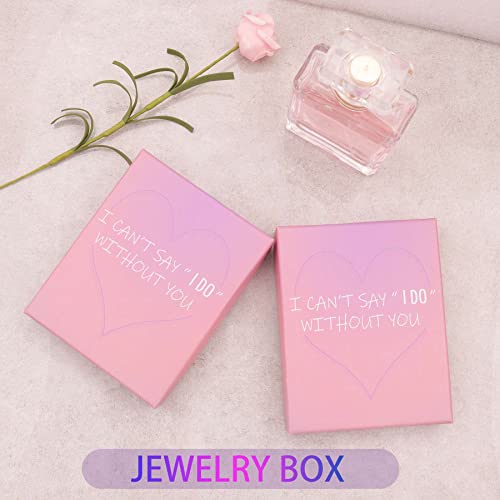 Sprjf Bridesmaid Jewelry Set For Women Girls,8 Sets Rose Gold Plated Love Knot Pendant With Pearl Necklace Earrings Bracelet Set,Bridesmaid Gift For Wedding/Proposal/Party/Anniversary #TOP6