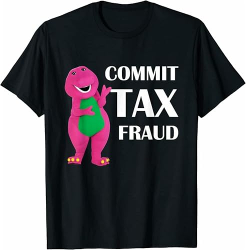 DCVGsdxza NANDE Commit Tax Fraud T-Shirt Black S