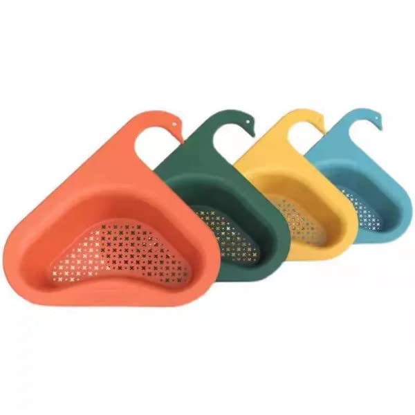 HARDKA Triangular Corner Sink Strainers Swan Shape Drain Basket Sink, Kitchen Triangle Sink Filter (B0DFTDQS8L) Amazon Price History, Amazon Price Tracker
