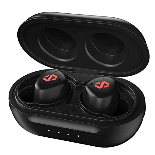 dyplay Auriculares inalámbricos ANC híbridos con cancelación de Ruido Activa, Bluetooth 5.0 estéreo, con micrófono ANC Doble, Control táctil, 32H Tiempo de reproducción, Calidad para iOS y Android Cover