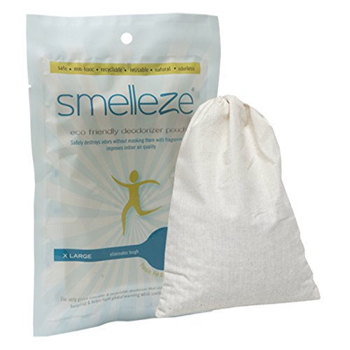 SMELLEZE Reusable RV & Camper Smell Removal Deodorizer Pouch: Destroys Odor Without Cover-Ups Beige