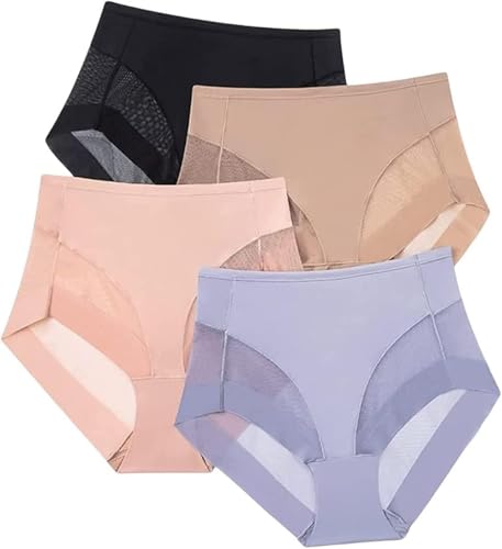 RCYF Slip modellanti da donna a vita alta senza cuciture, 4 pezzi