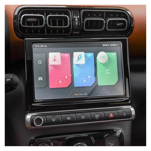 Verre trempé Citroën C3 C4 7 pouces protection GPS