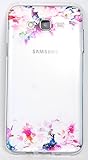 Samsung Galaxy J7 Case, YogaCase InTrends Back Protective Cover (Watercolor Flowers)
