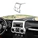 RT-TCZ Inner Accessories Center Console Dashboard Control Panel Cover Trim for Jeep Wrangler JK & Unlimited 2011-2017(SILIVER)