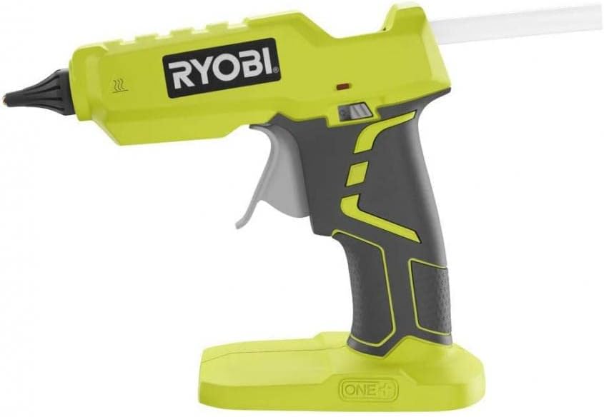 Ryobi P305 One+ 18V Lithium Ion Cordless Hot Glue Gun w/ 3 Multipurpose Glue Sticks (Battery Not Included/Power Tool Only) (Renewed)