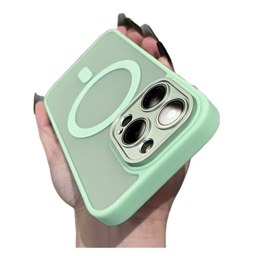 Coque iPhone 14 Pro verte mate idéale pour les créateurs de contenu