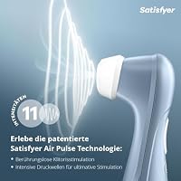 Satisfyer Pro 2 Vibrator Dildo | Leise Starke Klitoris-Stimulation | Sex-Spielzeug Geschenk für Frauen | Extrem Erotisches Sexspielzeug | Druckwellenvibrator | Stimulator Toy Damen – Ansicht 2