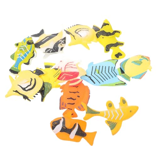 WEKAMOS �l�H���͌^12PCS �����p�V�~�����[�V������ �v���X�`�b�N�����A���ȊC�m�������� �����ق�M�ы������̕��i���o�p