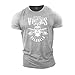 GYMTIER Vikings Victory or Valhalla – T-shirt de gym viking pour homme pour bodybuilding, haltérophilie, entraînement Strongman, gris, M