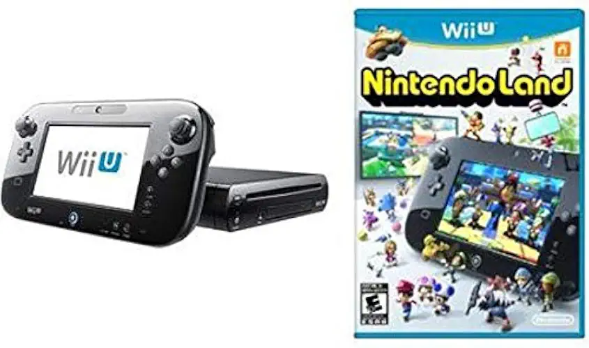 Nintendo Wii U Deluxe Set Edition 32 GB Black With Nintendo Land Game