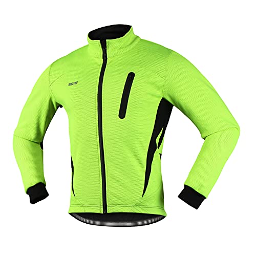 Kiboule Jaqueta de bicicleta de ciclismo masculina inverno de lã térmica manga longa camisa de bicic