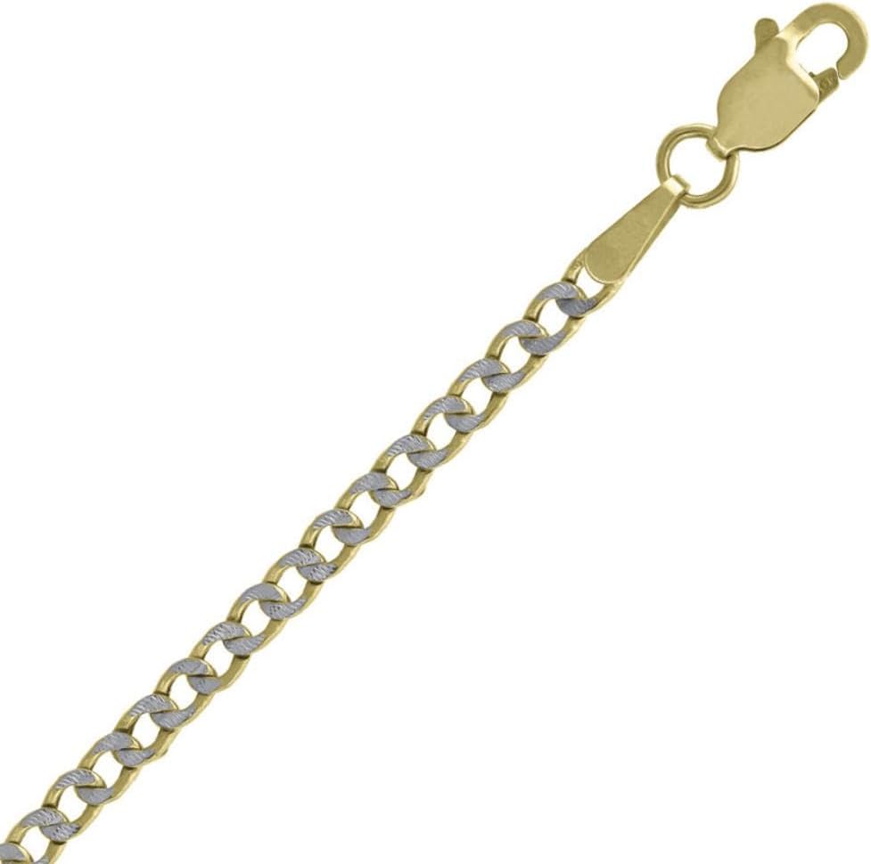 Real Solid 10k Gold Cuban Chain Bracelet or Necklace