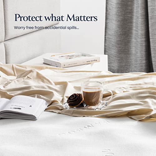 BELADOR Waterproof Mattress Protector Full - 3D Air Fabric BAMBOO Mattress Protector Breathable Mattress Cover, Noisless & Crinkle Free Sleep, Vinyl Free, Hypoelergenic Bed Cover, Snug Fit Deep Pocket