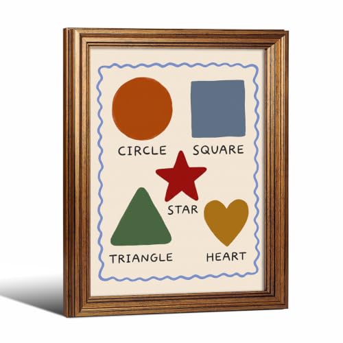 FoxUncle Colorful Toddler Learning Poster Kids Educational Wall Art