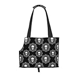 Dog Carrier Pet Bag Vintage Skull Carriers for Cats and Small Dogs Pet Bag