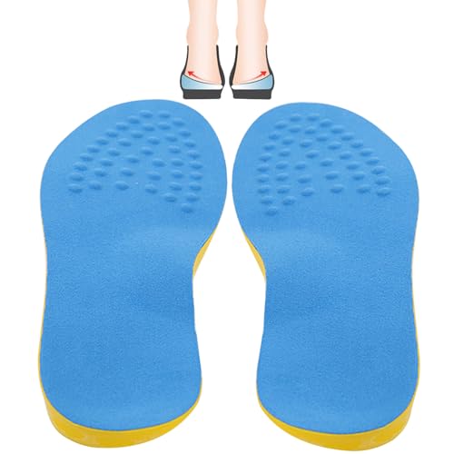 Plantillas Ortopédicas de Cuero,Cuñas Laterales para Talón,Inserciones para Zapatos,Cojines para Zapatos de Talón para Pronación,Supinación,Piernas Arqueadas,Piernas en O/X