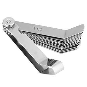 Acouto Acouto10084 Edelstahl Fühlerlehren-Set 0,05-1,00 mm