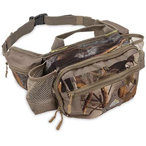 North Mountain Gear Woodland Brown Camo Fanny Pack - Hunting Waist Bag
