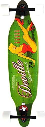 Deville Drop-Thru Lucky Lady Complete Downhill Longboard Skateboard - 9.25" x 37.5"